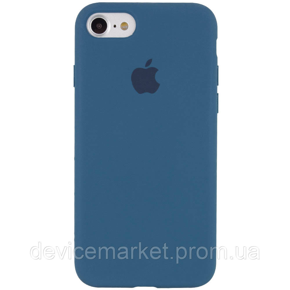 

Чехол Silicone Case Full Protective для Apple iPhone 7 / 8 / SE (2020) (4.7") Синий / Cosmos Blue