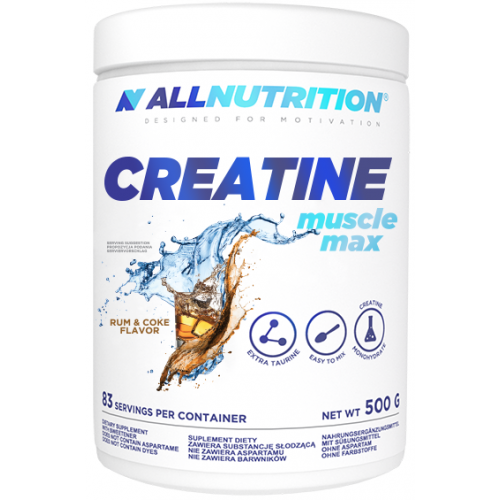 

Креатин моногидрат AllNutrition Creatine Muscle Max - 500g Rum Coke алл нутришн