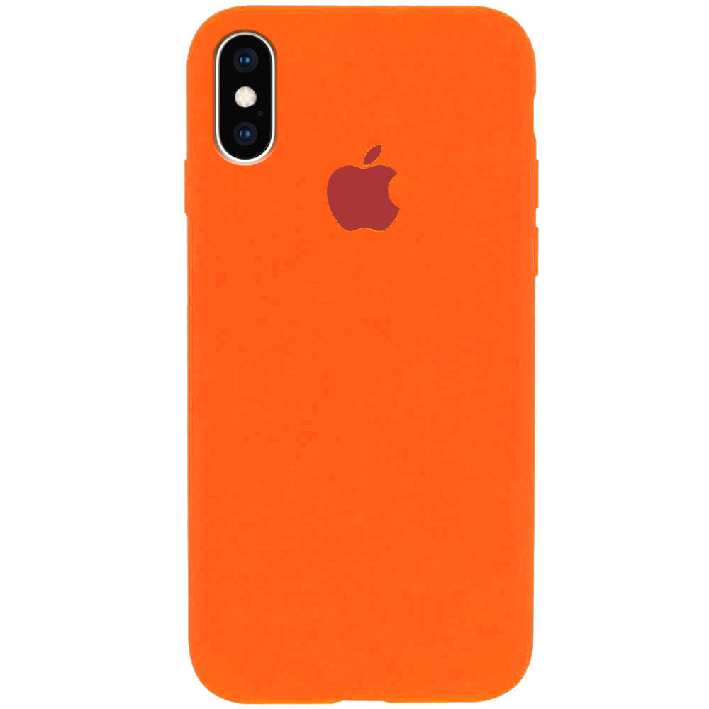 

Чехол Silicone Case Full Protective (AA) для Apple iPhone XS Max (6.5"), Оранжевый / apricot