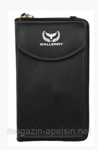

Кошелек женский Wallerry ZL8591 черный, эко-кожи, женские кошельки, кошелек, клач для денег