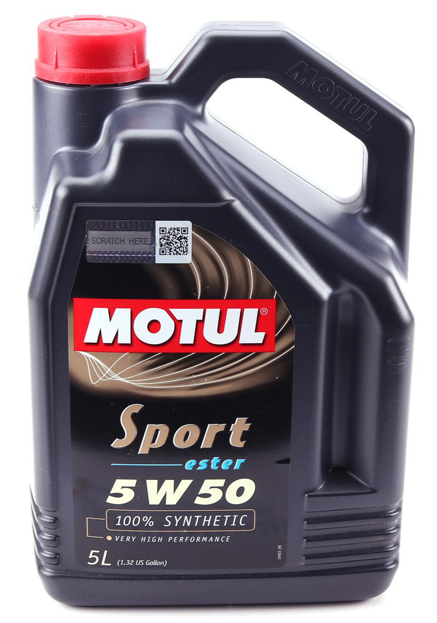 

Моторное масло MOTUL SPORT 5W50 (5л) для спортивных автомобилей. API SM/CF