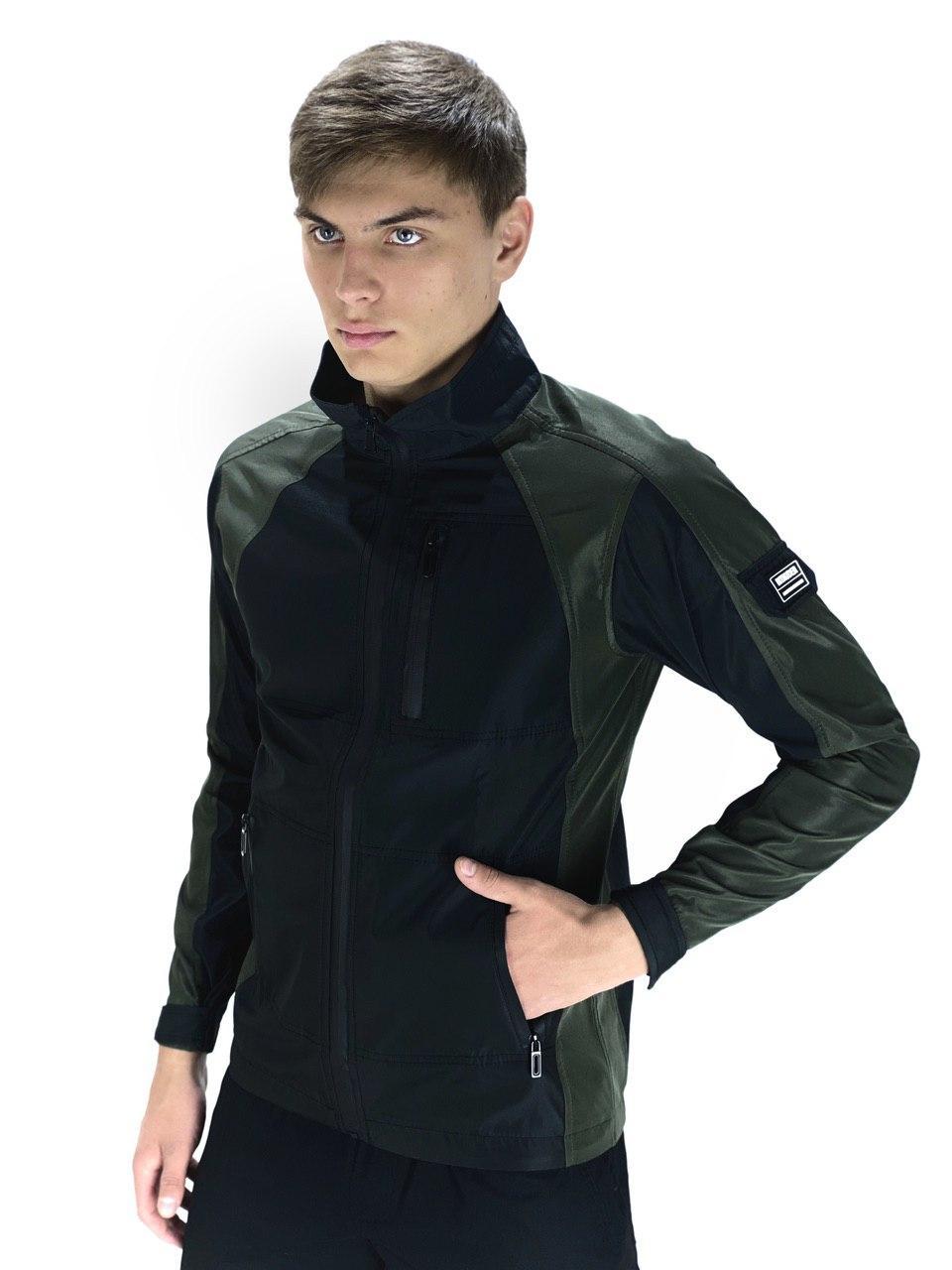 

Мужская весенняя куртка хаки-черная Intruder SoftShell Lite 'iForce'