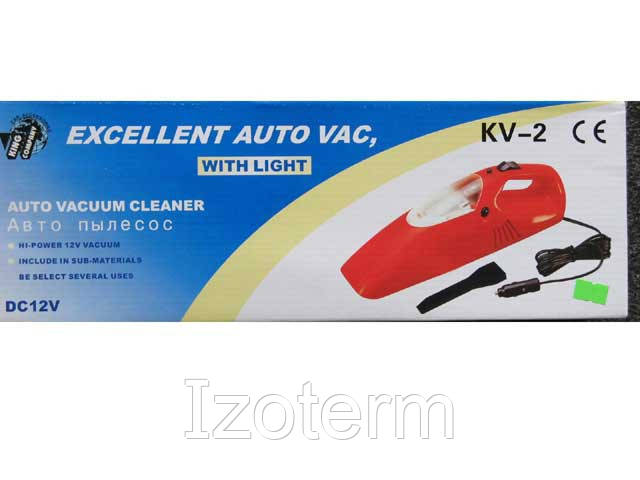 

Пылесос KV-2 12V/90W с фонариком