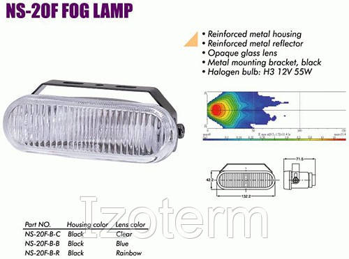 

Фары SIRIUS 20 F-R Taiwan (пара)