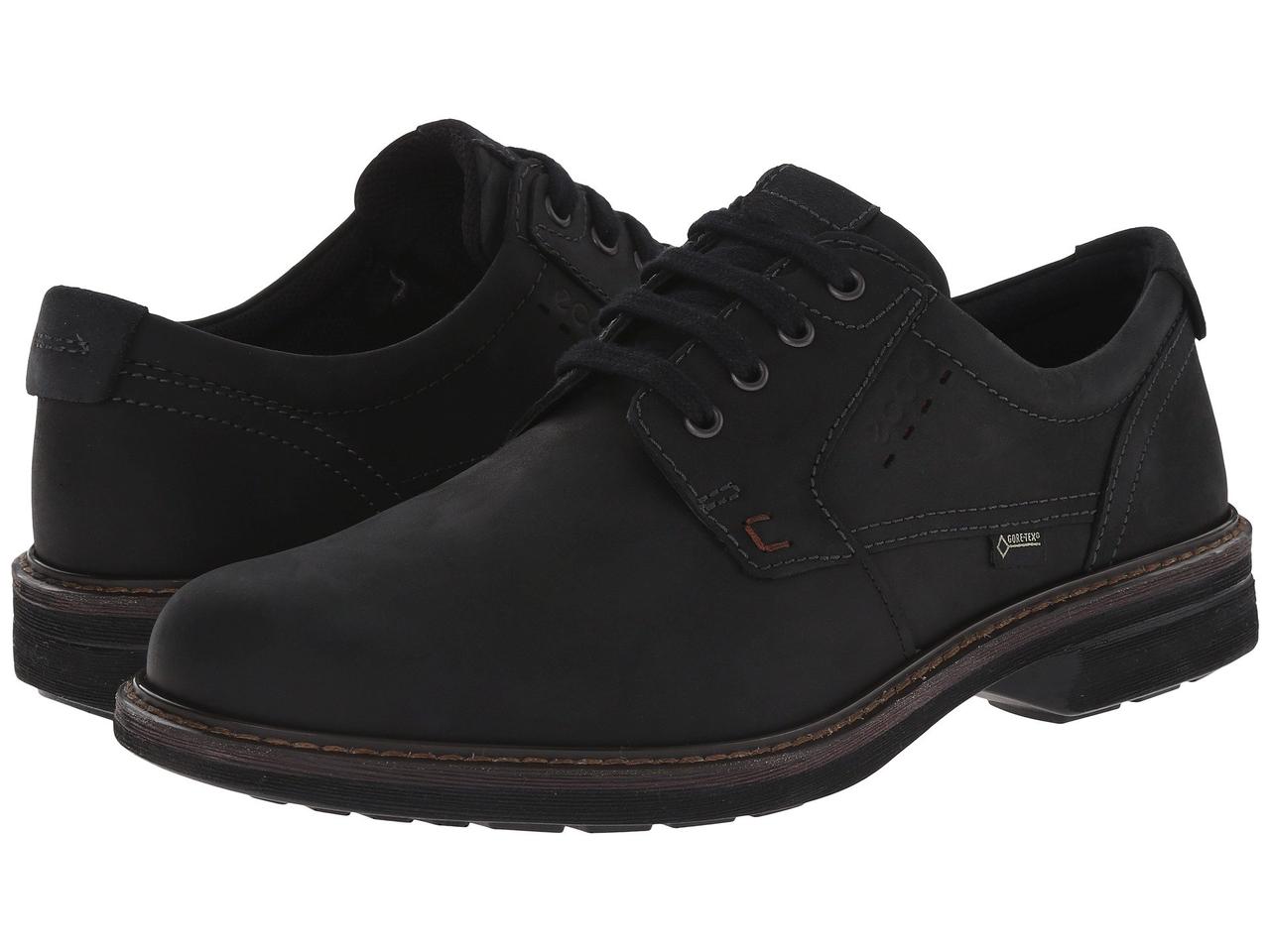 

Туфли (Оригинал) ECCO Turn GTX® Plain Toe Tie Black/Black