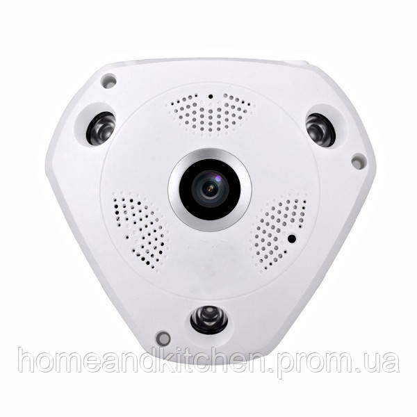 

Панорамная камера видеонаблюдения потолочная MicroSD VR360 IPC CAMERA 1317VR WIFI