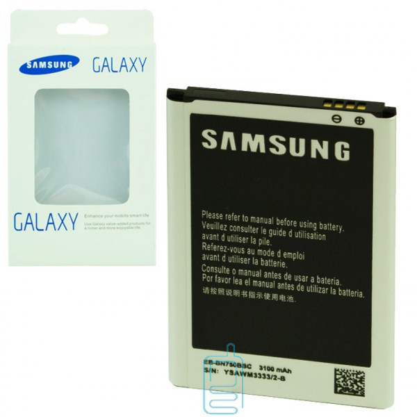 

Аккумулятор Samsung EB-BN750BBC 3100 mAh Note 3 Neo N7502 AAA класс коробка