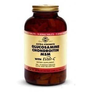 

Глюкозамин-хондроитин- хондропротектор (glucozamine hondroitin msm) - 60табл., Солгар, США