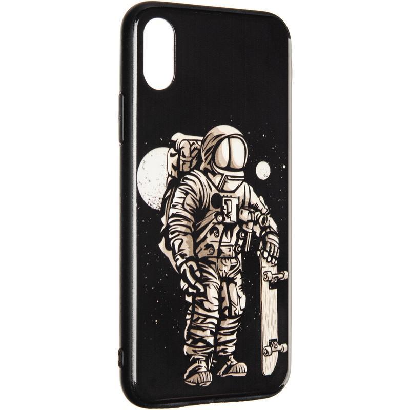 

Space Silicon Case for iPhone 7/8 №3 Black, Черный