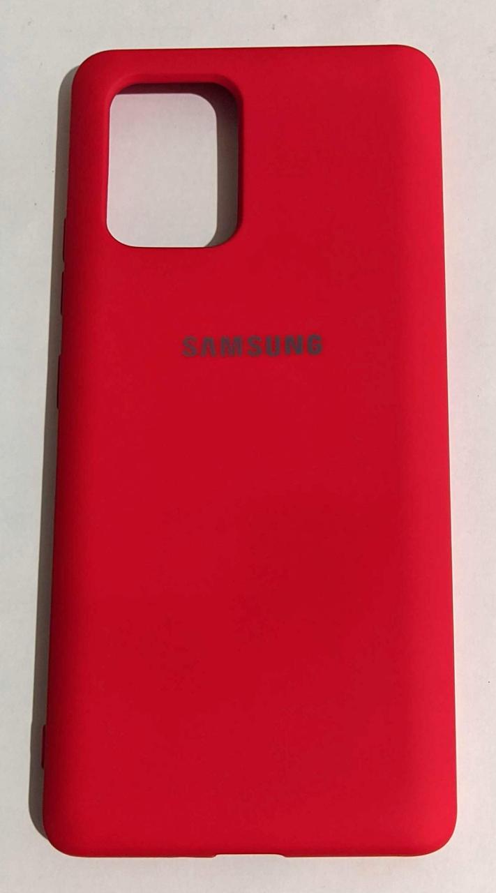 

Силиконовый чехол "Original Silicone Case" для Samsung G770 / S10 Lite Red