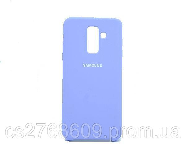 

Чехол силікон "Silicone Case Original" Samsung A605, A6 Plus 2018 світло фіолетовий