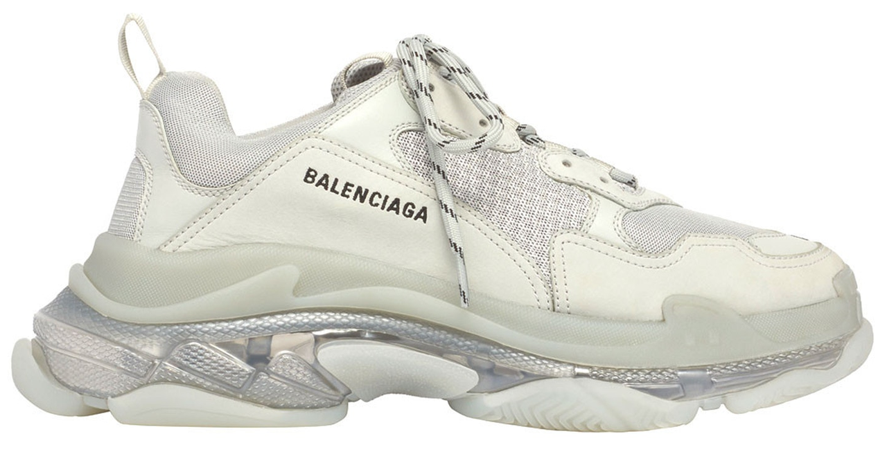 

Женские Кроссовки Balenciaga Triple S "Clear Sole White Grey" - "Белые Прозрачные"