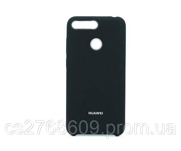 

Чехол силікон "Silicone Case Original" Huawei Y6 Prime 2018, ATU-L21 чорний