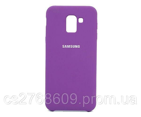 

Чехол силікон "Silicone Case Original" Samsung J600, J6 2018 фіолетовий