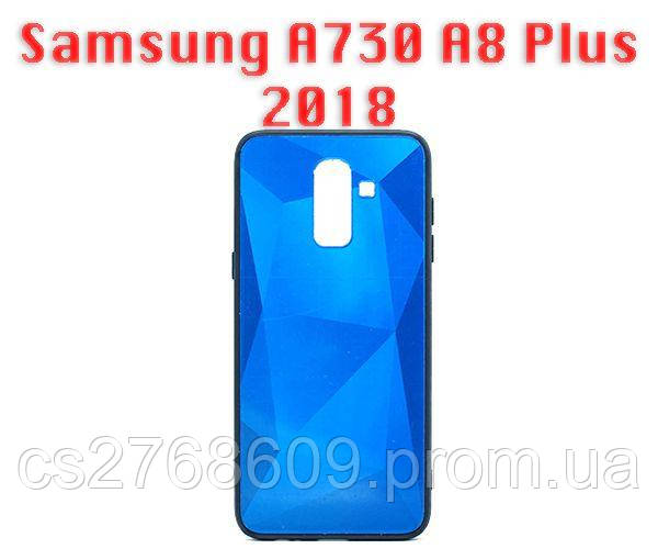 

Чехол силікон "ROCK 3D Crystal" Samsung A730, A8 Plus 2018 синій