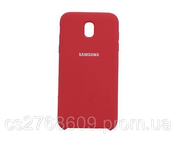 

Чехол силікон "Silicone Case Original" Samsung J530, J5 2017 малиновий