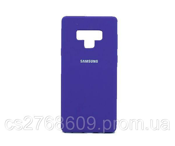 

Чехол силікон "Silicone Case Original" Samsung Note 9, N960 фіолетовий закритий низ