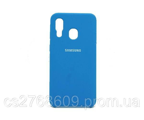 

Чехол силікон "Silicone Case Original" Samsung A405, A40 2019 синій