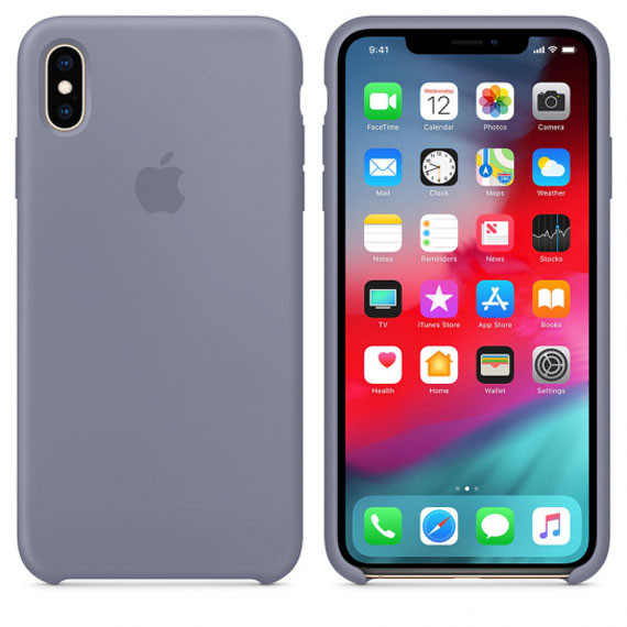 

Чехол Silicone Case (AA) для Apple iPhone X (5.8") / XS (5.8") Серый / Lavender Gray