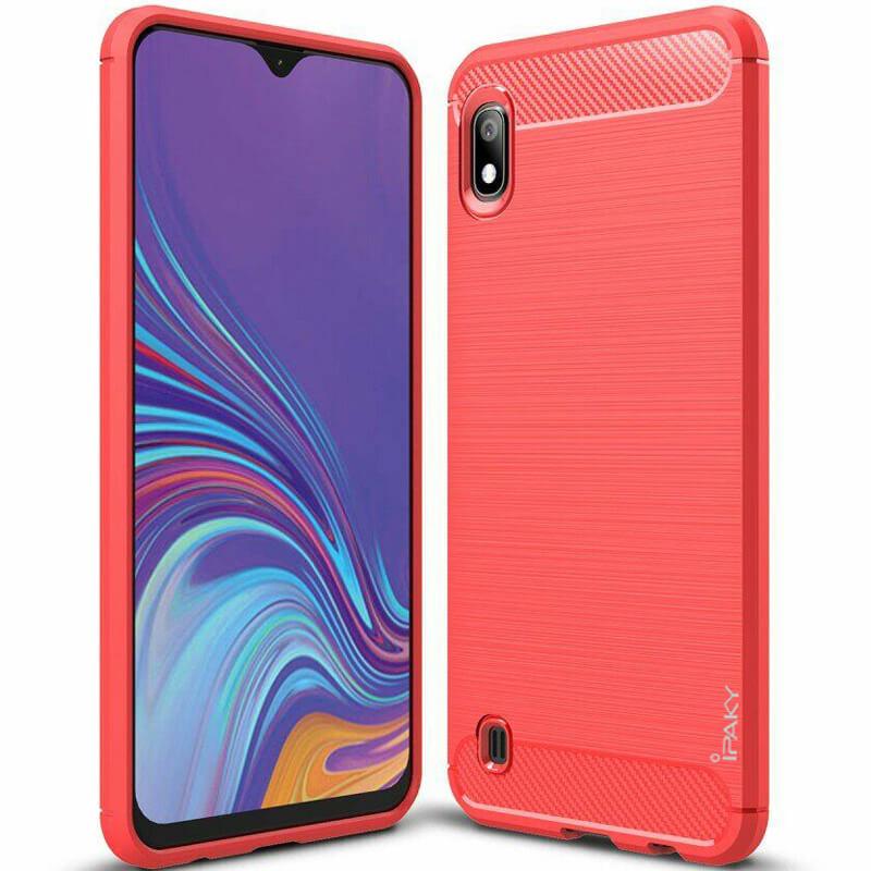 

TPU чехол iPaky Slim Series для Samsung Galaxy A10 (A105F) Красный