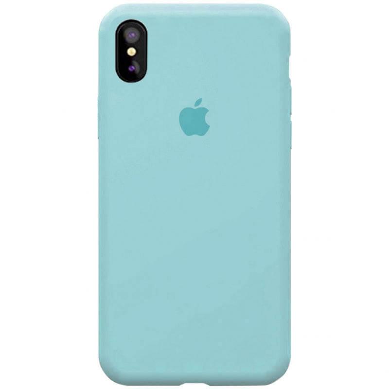 

Чехол Silicone Case Full Protective (AA) для Apple iPhone X (5.8") / XS (5.8") Бирюзовый / Turquoise