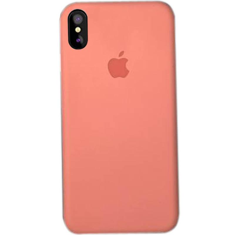 

Чехол Silicone Case Full Protective (AA) для Apple iPhone X (5.8") / XS (5.8") Розовый / Flamingo