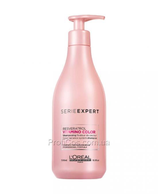 

Шампунь для окрашенных волос L'Oreal Professionnel Vitamino Color Resveratrol Shampoo, 300 мл