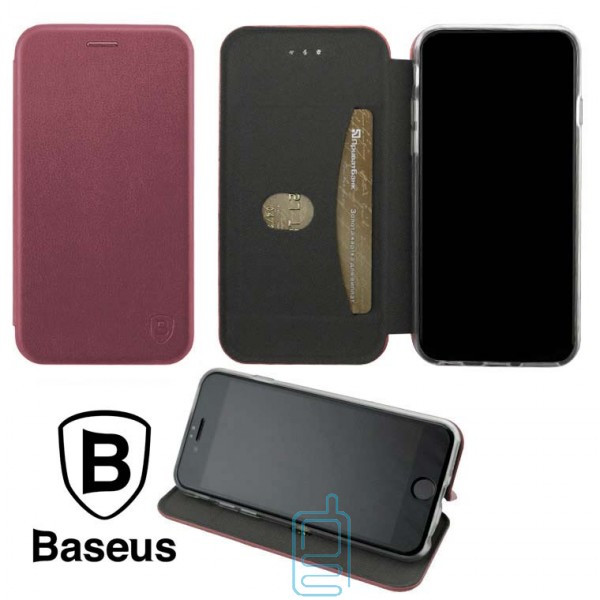 

Чехол-книжка Baseus Premium Edge Samsung M30 2019 M305 бордовый