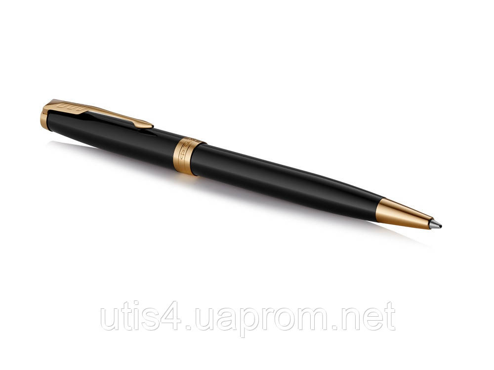 

Ручка шариковая Parker Sonnet Core Black Lacquer GT, черный/золотистый