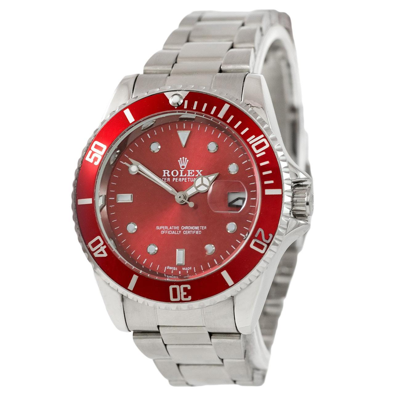 Часы Rolex Submariner  Silver-Red