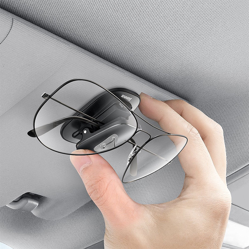 Держатель для Очков Автомобильный Baseus Platinum Vehicle Eyewear Clip Paste Type (ACYJN-A01) — в Категории 
