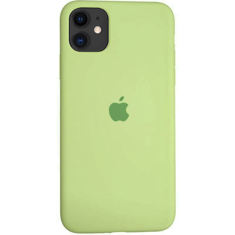 

Чехол Silicone Case Apple iPhone 11 силиконовый, Авокадо, Салатовый