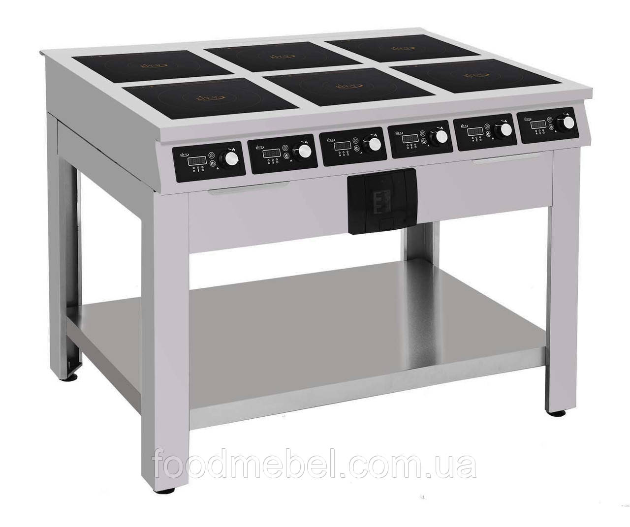 Индукционная плита ПИ-6.2-15 профессиональная 6х2,5 кВт
