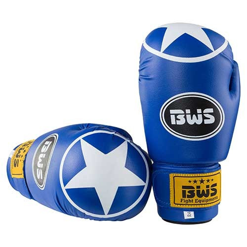 

Боксерские перчатки BWS ClubStar синие 8oz-12oz (реплика) BWS-ST