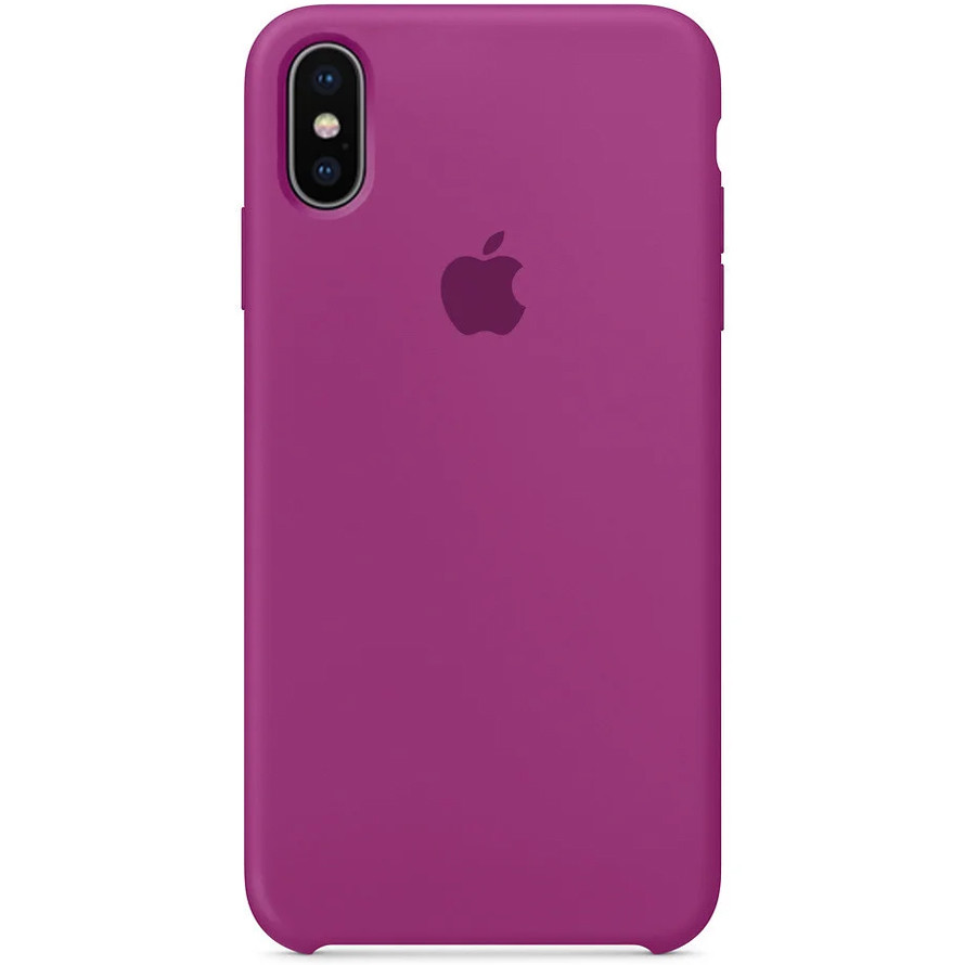 

Чехол Silicone Case (AA) для Apple iPhone X (5.8") / XS (5.8") Малиновый / Dragon Fruit