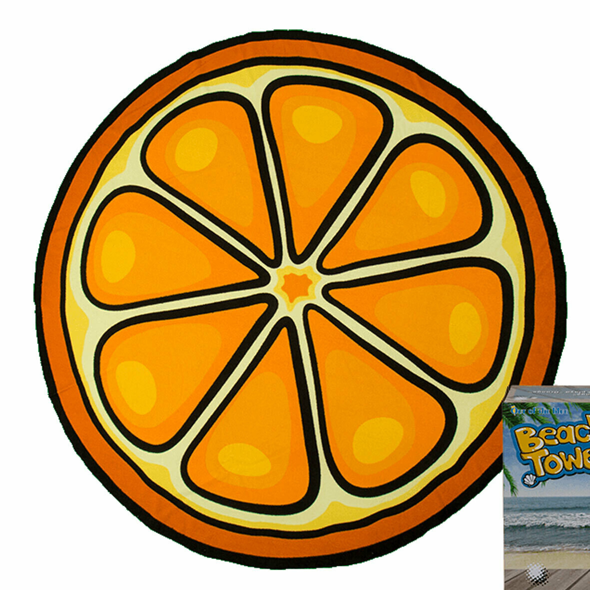 Полотенце пляжное Апельсин (IMP_73_ORANGE)