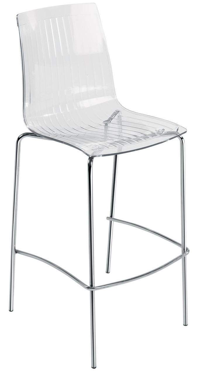 Барный стул Papatya X-Treme BSL прозрачно-чистый