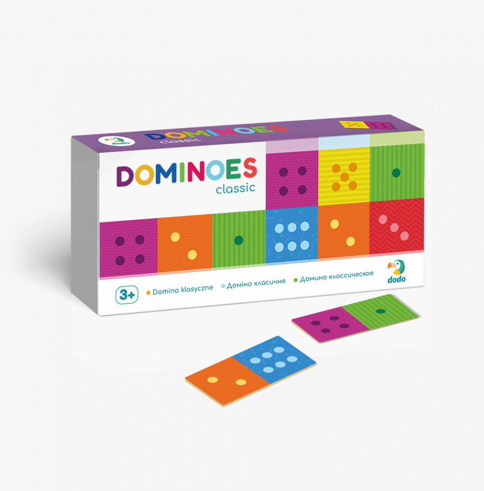 

Игра DoDo Домино Классическое 300225, Разноцветный