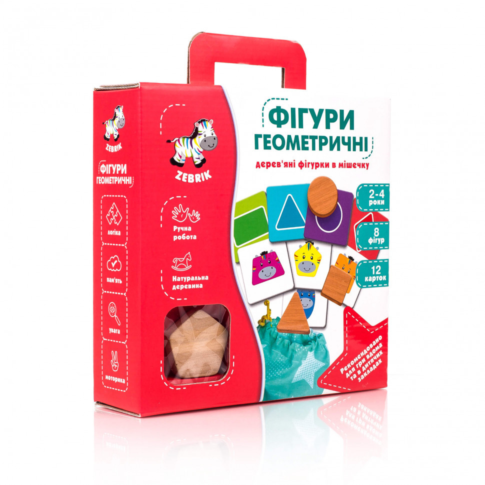 

Геометрические фигуры (дерево) ZB2001-02, Разноцветный