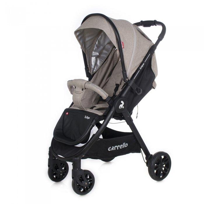 

Коляска Carrello Eclipse CRL-12001 Safari Beige Лен + дождевик