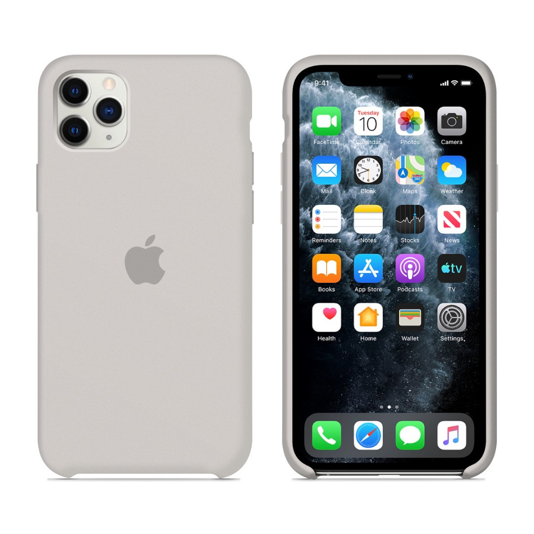 

Силиконовый чехол Silicone Case для iPhone 11 Pro Светло-серый