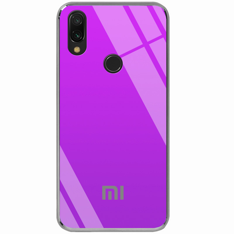 

Чехол на Xiaomi Redmi 7 / Ксиоми Редми 7 с лого фиолетовый