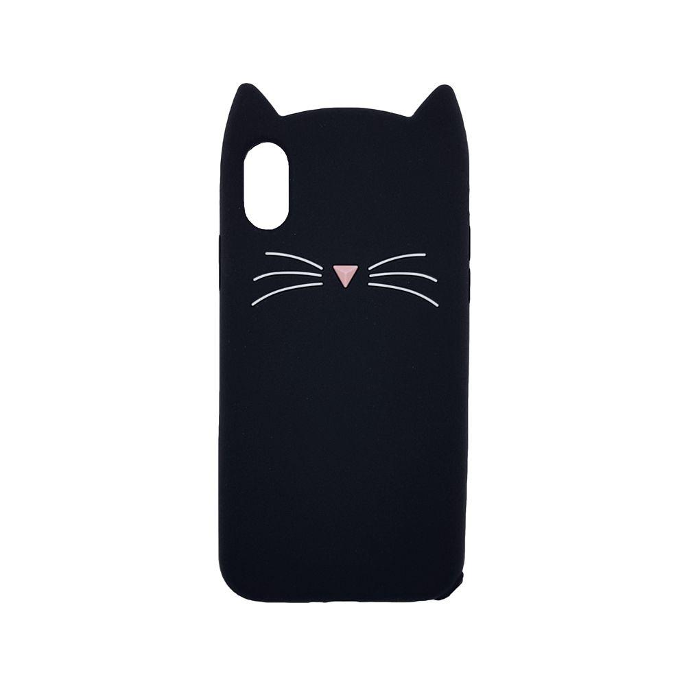 

Силиконовый чехол Kitty Case Apple iPhone X / XS (чёрный)