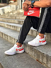 Кросівки чоловічі Nike React Infinity Run Flyknit білі з помаранчевими вставками ((на стилі)), фото 2