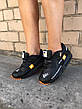Кросівки жіночі Nike Air Max 90 Just Do It Black чорні з помаранчевими вставками ((на стилі)), фото 4