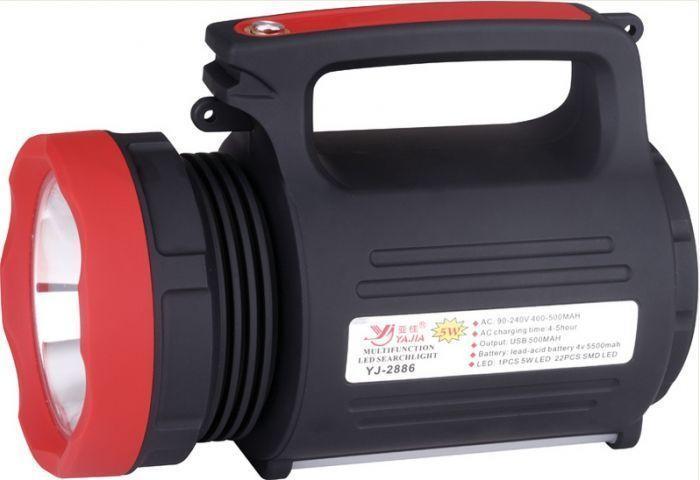 

Фонарик фара № 2886 + USB, DC, боковая панель