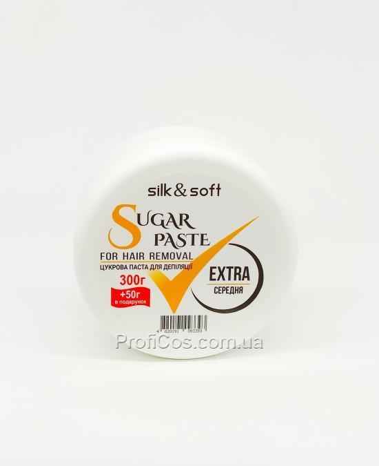 

Сахарная паста для шугаринга "Cредняя" Silk&Soft Extra, 1300 гр