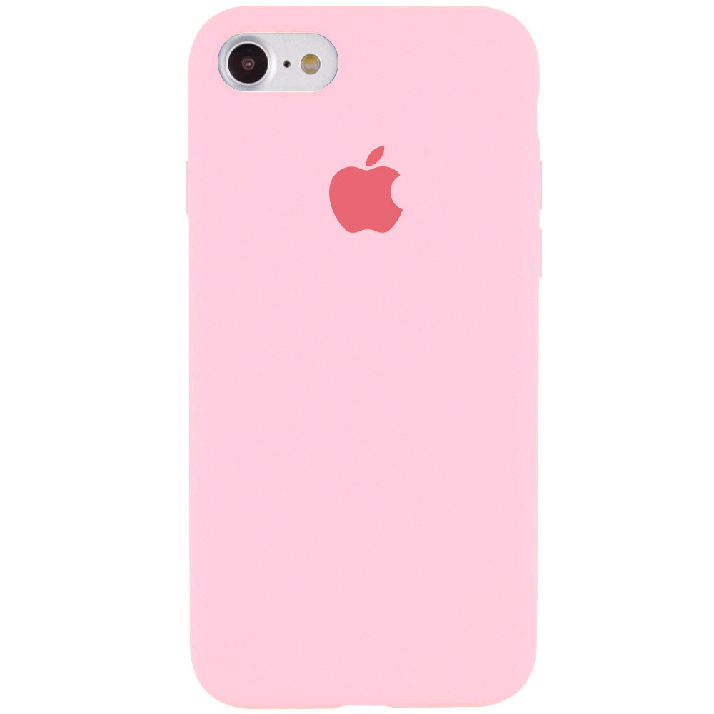 

Чехол силиконовый Full Protective (AA) для Apple iPhone 7 / 8 / SE (2020) (4.7") Розовый / Light pink