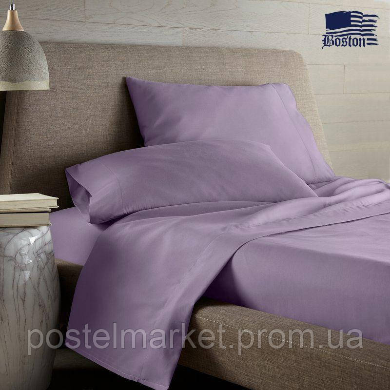 

Постельное белье сиреневое сатин U-tek Home Sateen Lilac (Семейный)