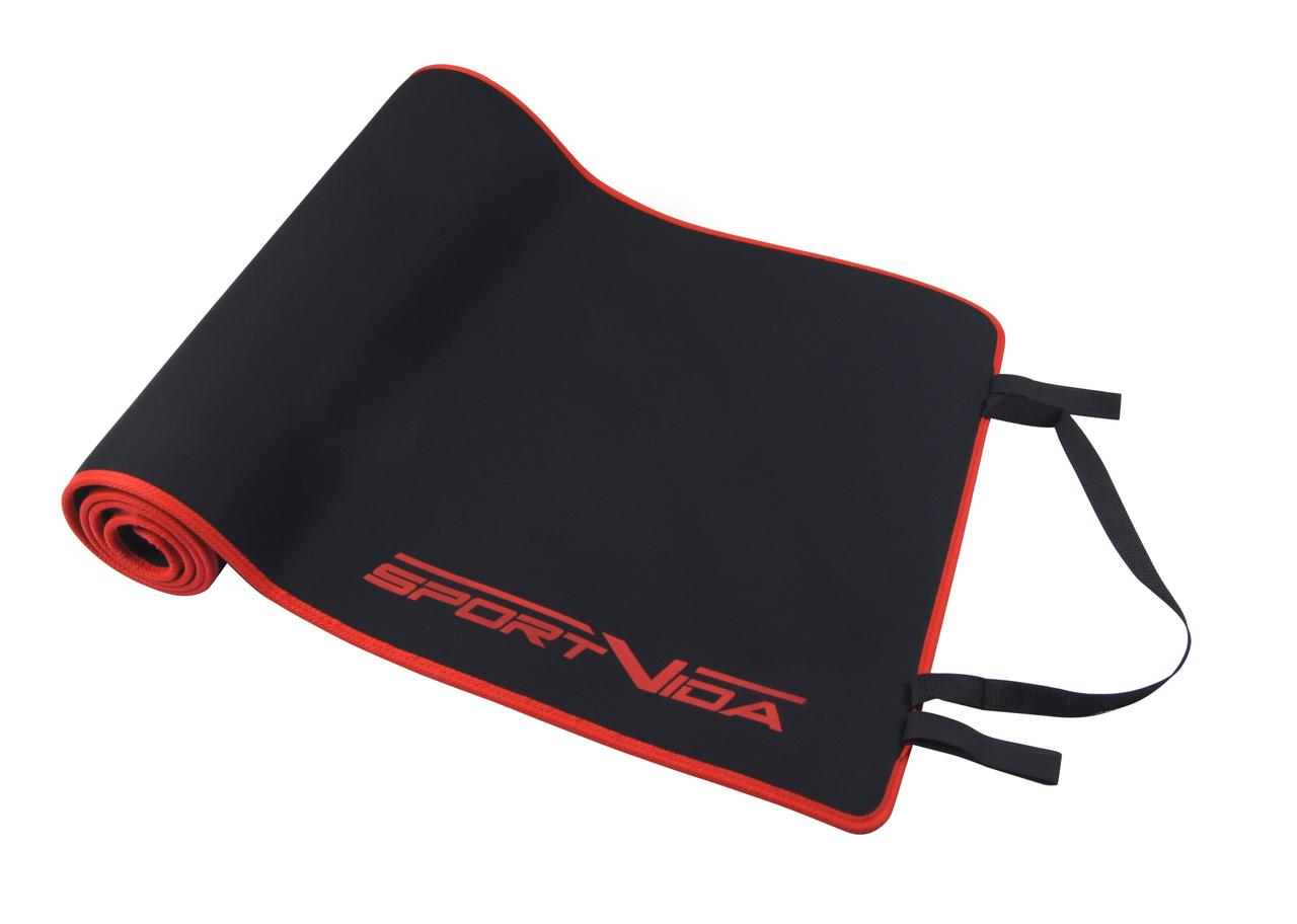 

Коврик (мат) для йоги и фитнеса SportVida Neopren 6 мм SV-HK0037 Black